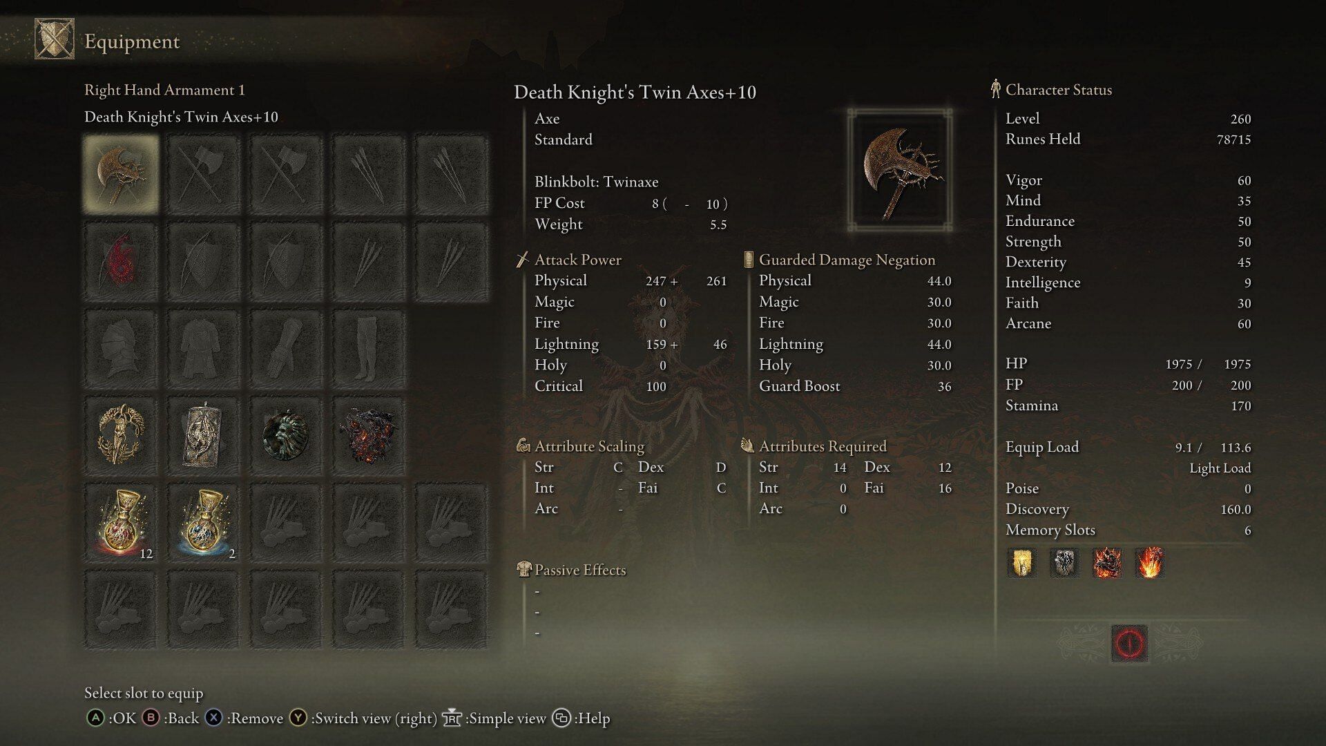 The Bayle the Dread build in Elden Ring (Image via FromSoftware)